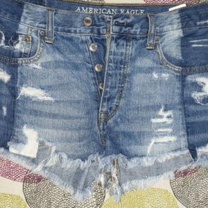 American Eagle distressed shorts